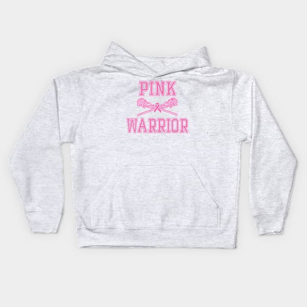 Pink Warrior - Lacrosse Kids Hoodie by MR2